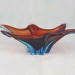 Murano Glasschale rot, blau