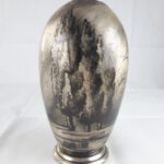 WMF Ikora Vase versilbert Pappeln Art déco 1930er