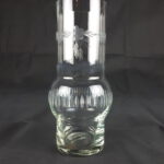 Jugendstil Vase Ätzglas geschliffen transparent
